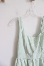 Blue Rain Mint Green Flowy Dress | S