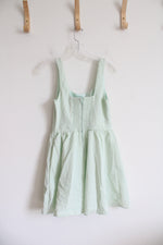 Blue Rain Mint Green Flowy Dress | S