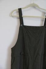 Green Loose Fitting Overalls | L