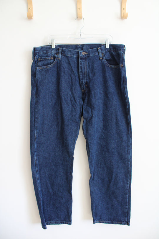 NEW Wrangler Relaxed Fit Dark Wash Jeans | 40X30
