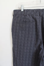 Izod Golf Gray/Blue Plaid Shorts | 34