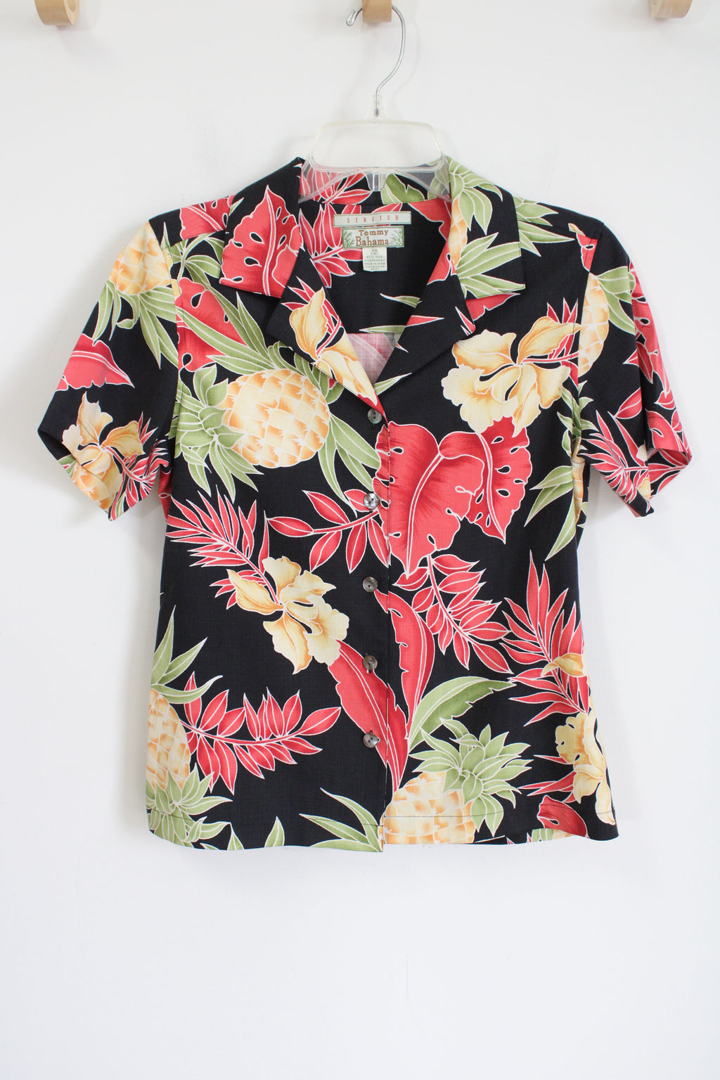 Tommy Bahama Vintage Silk Tropical Hawaiian Button Down Shirt | XS (2)