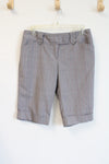 Tracy Evans Limited Gray Red Plaid Bermuda Shorts | 7