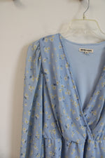 Inspired Hearts Blue Floral Tiered Dress | XL