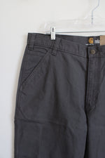 NEW Carhartt Relaxed Fit Rugged Flex Duck Dungaree Gray Pants | 38X32