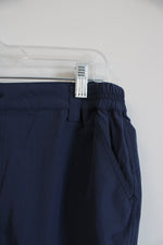Millie Blue Nylon Shorts | L (12)
