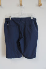 Millie Blue Nylon Shorts | L (12)