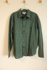 Banana Republic Relaxed Green Button Down Shirt | M