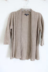 Elementz Tan Knit Sweater | L Petite