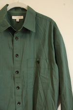 Banana Republic Relaxed Green Button Down Shirt | M