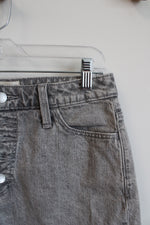 Universal Thread Gray Denim Vintage Midi Length Shorts | 4