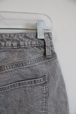 Universal Thread Gray Denim Vintage Midi Length Shorts | 4