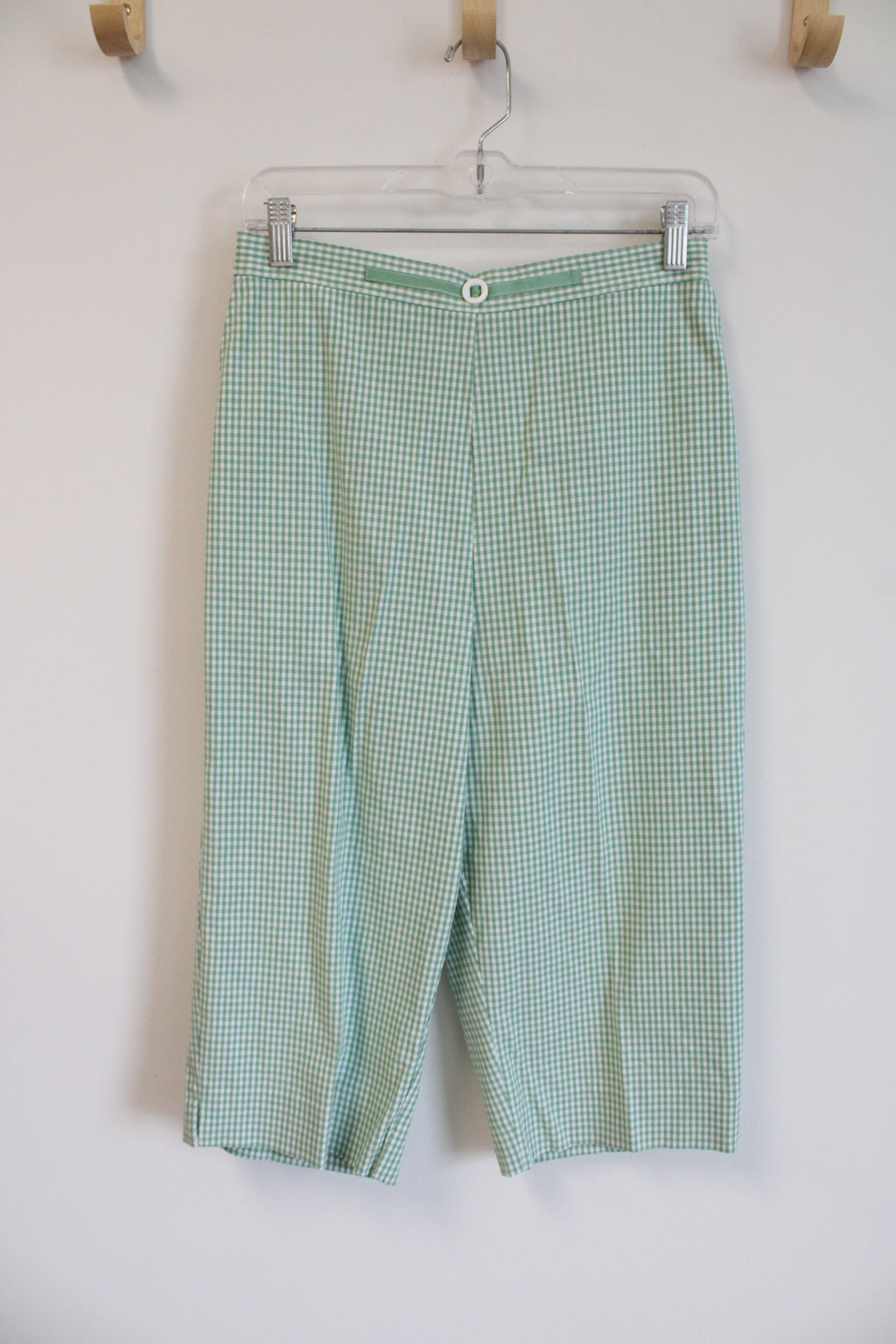 NEW Alfred Dunner Gingham Capri Pants | 10P