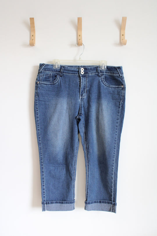 Roz & Ali Denim Capri Pants | 14