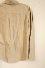 Banana Republic Relaxed Tan Button Down Shirt | M