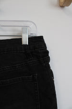 Madden NYC Black Cutoff Lace-Up Shorts | 4