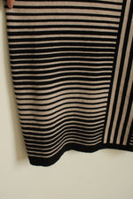 Roz & Ali Gray and Black 3Q Sleeve Sweater Dress | XL