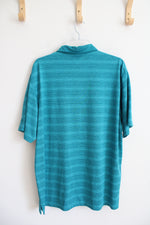 Ben Hogan Performance Blue Striped Polo Shirt | XL (46/48)