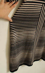 Roz & Ali Gray and Black 3Q Sleeve Sweater Dress | XL