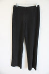 Vintage Black Tan Pinstripe Straight Leg Trouser Pant | 9/10