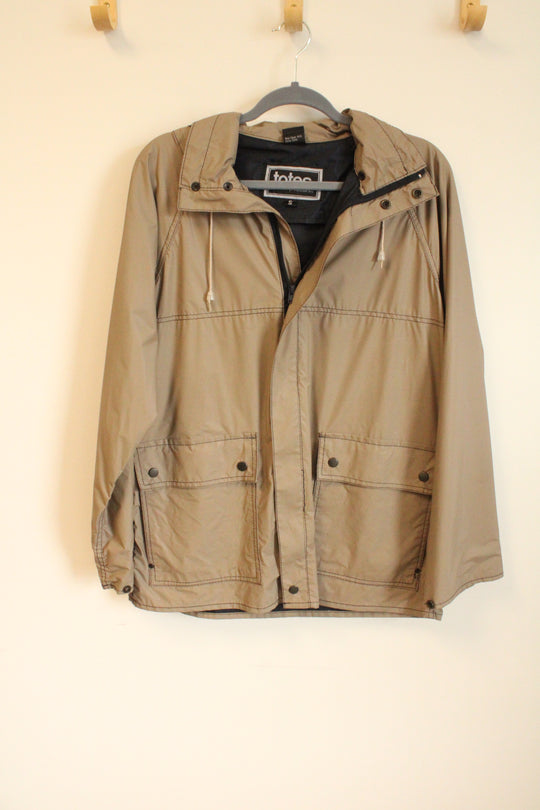 Totes Vintage Light Brown Raincoat | S