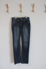 Machine Washable Faded Blue Denim Jeans | 26 (2-4 US)