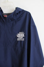 NEW Nike PIAA Board Of Directors Navy 1/4 Zip Windbreaker Jacket | XXXL