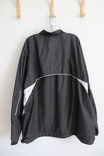 NEW Nike Storm Fit Black & White PIAA Board Of Directors 1/4 Zip Windbreaker Jacket | 3XL