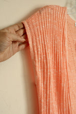 NEW Christopher & Banks Orange Knit Cover-up | M