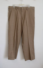 NEW Dockers Plush Twill Classic Fit Brown Pants | 38X32