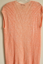 NEW Christopher & Banks Orange Knit Cover-up | M