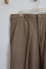 NEW Dockers Plush Twill Classic Fit Brown Pants | 38X32
