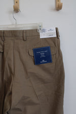 NEW Dockers Plush Twill Classic Fit Brown Pants | 38X32