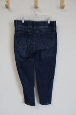 Apt. 9 Ankle-Length Dark Blue 2-Button Denim Jeans | 10