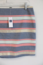 NEW Gap Blue Striped Mini Skirt | 4