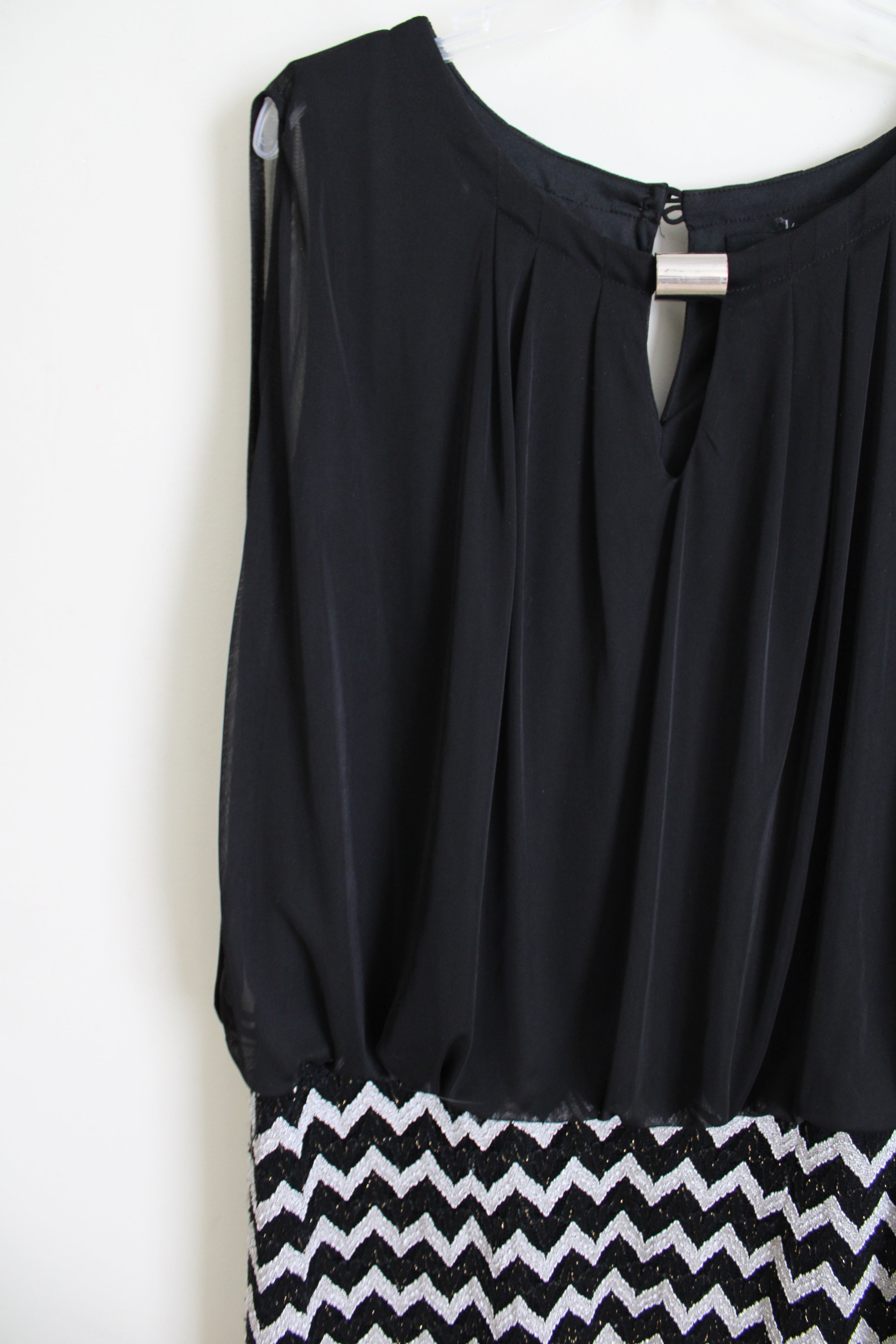 Perceptions Black Chiffon Top Dress | 20