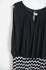 Perceptions Black Chiffon Top Dress | 20