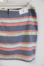 NEW Gap Blue Striped Mini Skirt | 4