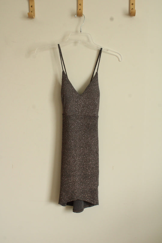 Windsor Silver Sparkle Evening Dress | S