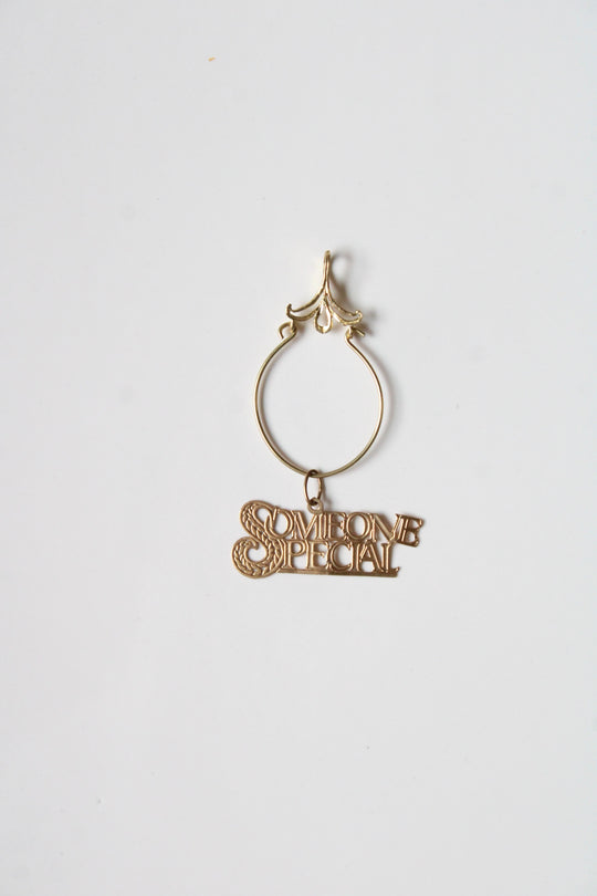 14K Yellow Gold "Someone Special" Necklace Pendant