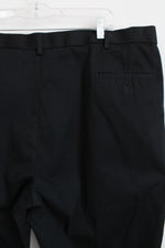 Haggar Classic Fit Black Khaki Pants | 44X32