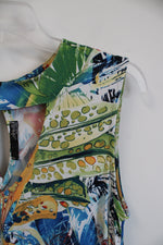 Ariella Colorful Floral Sleeveless Dress | L