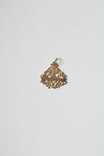 14K Yellow Gold "#1 Grandma" Necklace Pendant