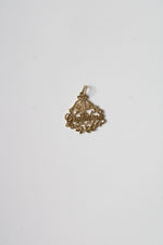 14K Yellow Gold "#1 Grandma" Necklace Pendant