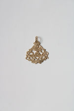 14K Yellow Gold "#1 Grandma" Necklace Pendant