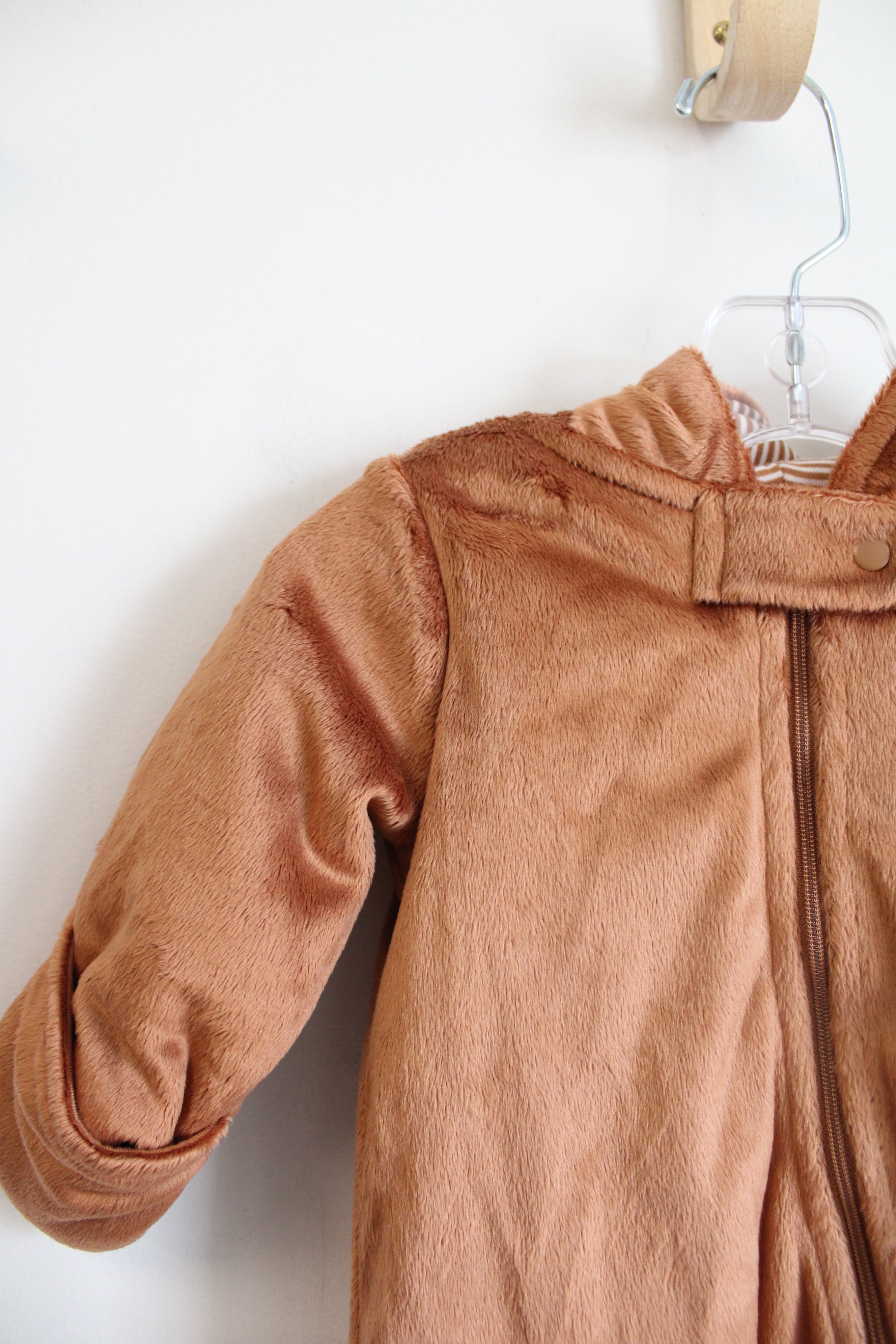 NEW Carter's Fuzzy Brown Bear Bodysuit | 3 MO