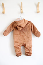 NEW Carter's Fuzzy Brown Bear Bodysuit | 3 MO