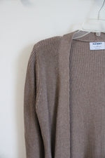 Old Navy Brown Knit Open Cardigan | XS