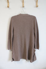 Old Navy Brown Knit Open Cardigan | XS