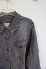 LOGO Gray Wash Denim Jacket | 26W